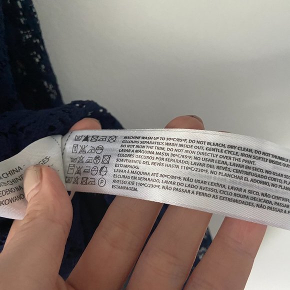 Mismash Midnight Blue Crochet Summer Dress - Picture 10 of 11